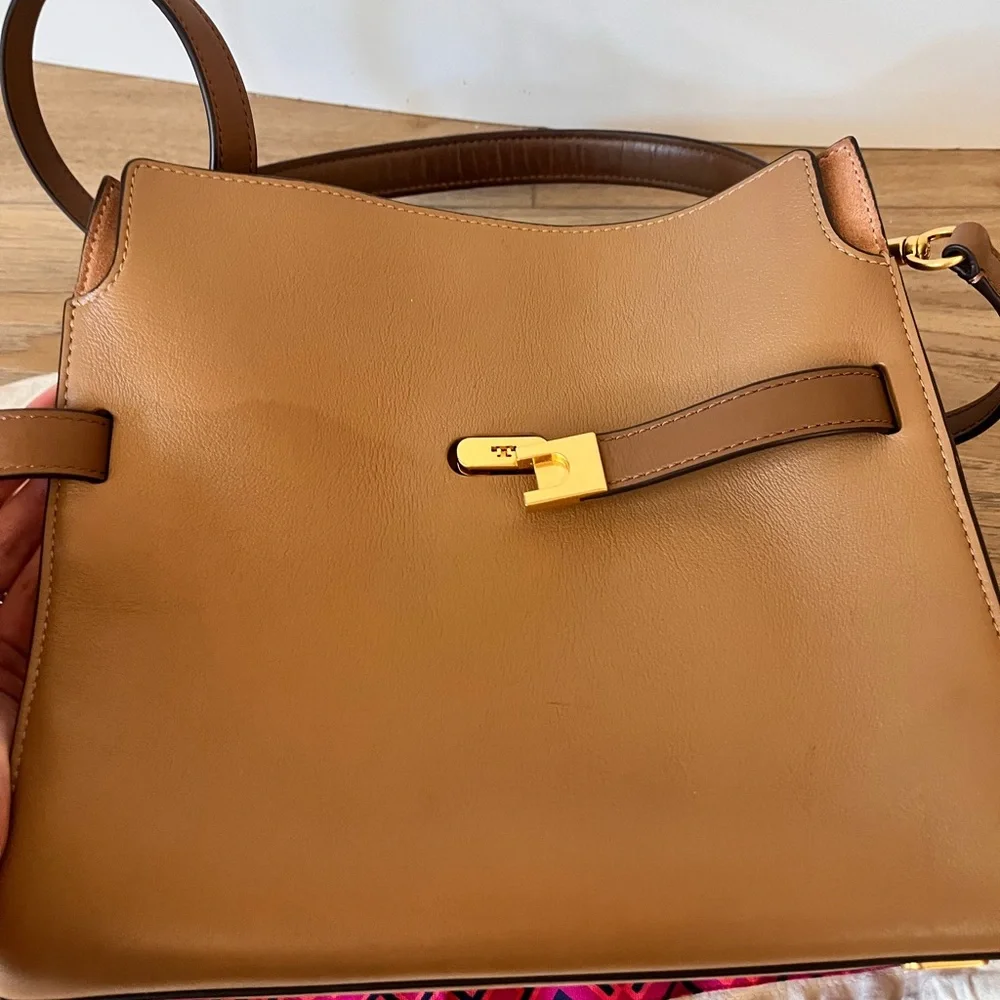 Tory Burch Lee Radziwill Small double bag in Tiramisu - Picture 3 of 12